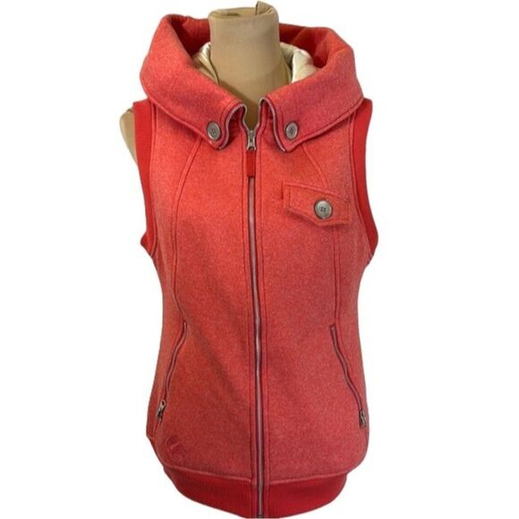 Burton Jackets & Blazers - Burton Dry Ride Hooded Vest Pink Size Large